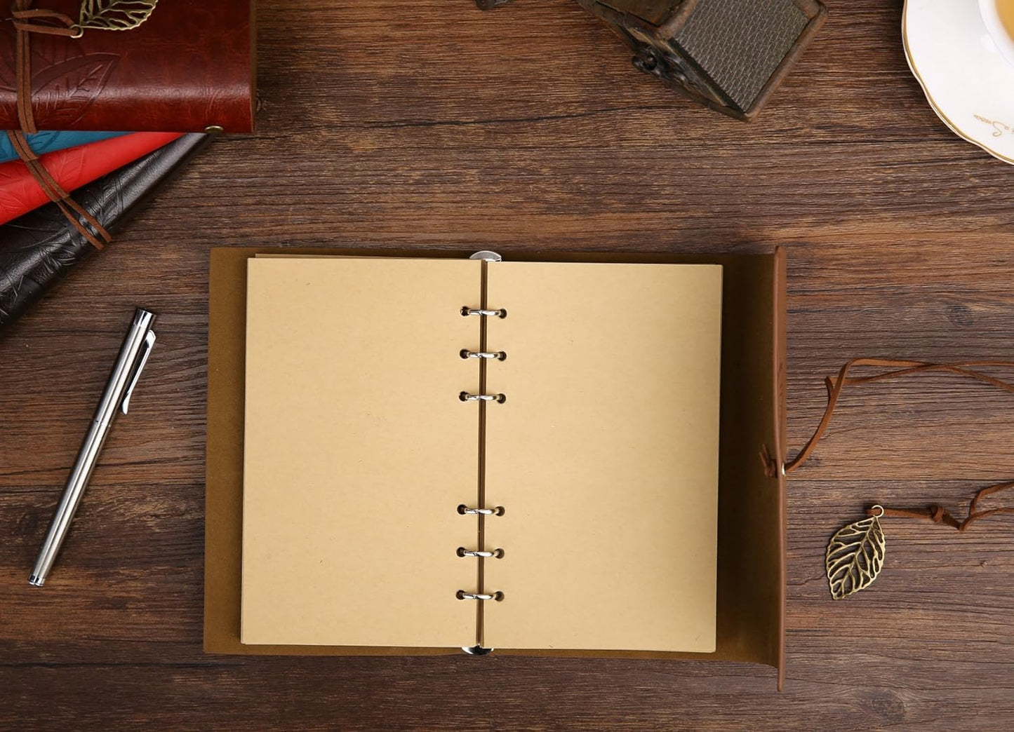 A5 Leather Cover Journal (Orange)