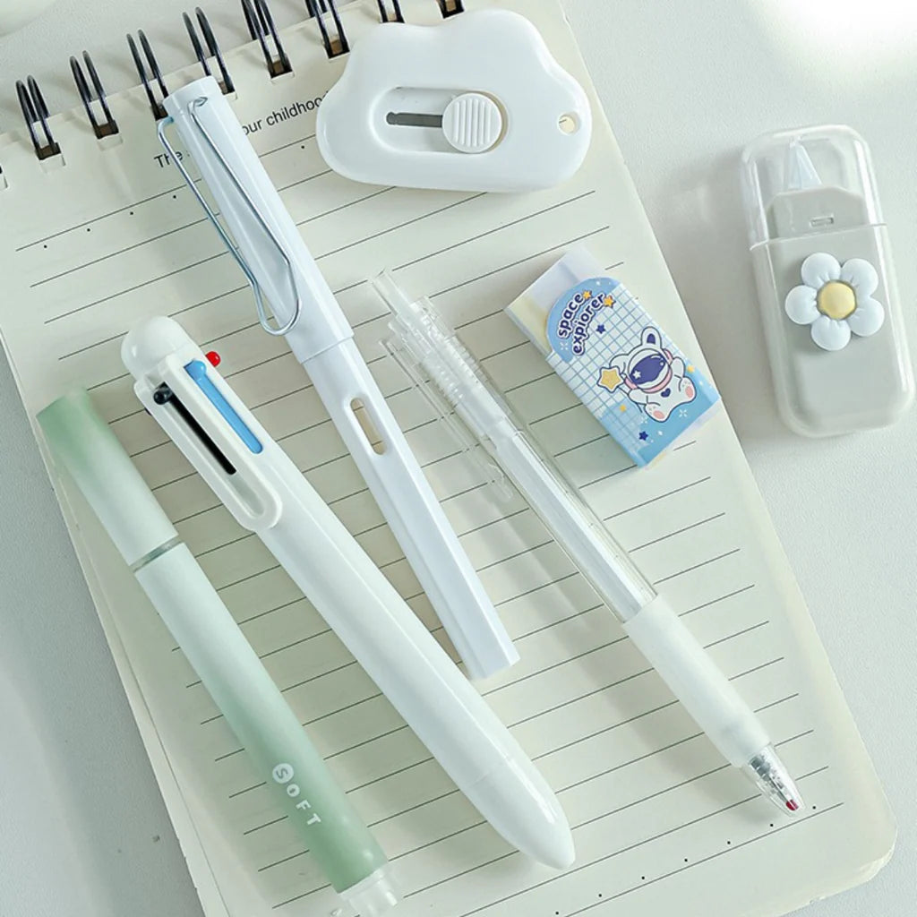 7 Pcs Asthethic Stationery Gift Set Pastel shades