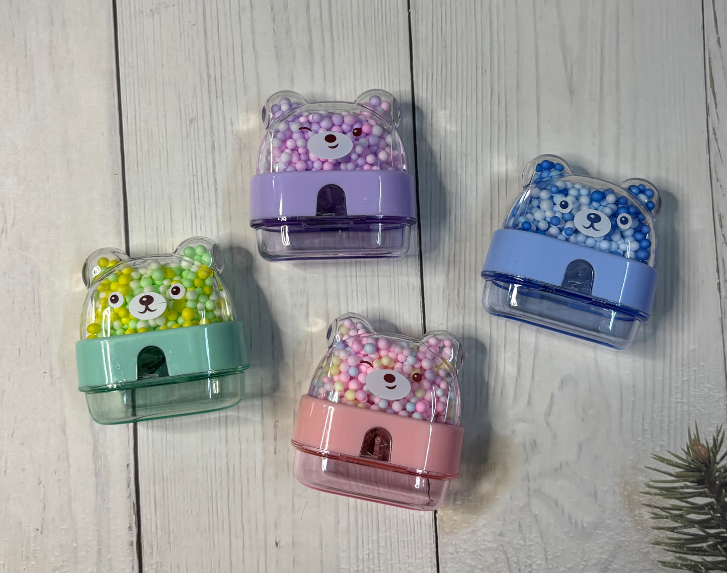 Bunny shaped Styroballs-filled Sharpener (1 Pc)