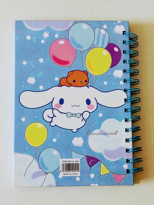 A5 Spiral Hard Cover Sanrio Themed Diary (1 Diary)
