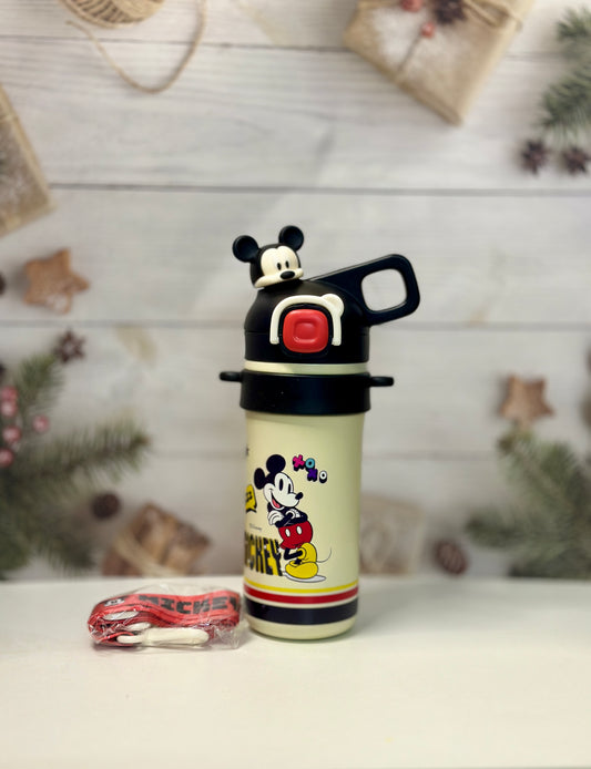 Disney Theme Stainless Steel Water Bottle – 600 ml