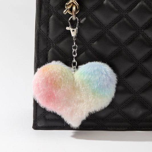 Gradient Plush pendant - Heart/Star/Cat/Butterfly