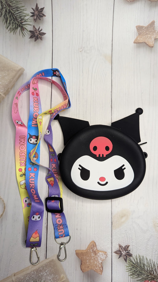 Silicon Sling Purse Kuromi