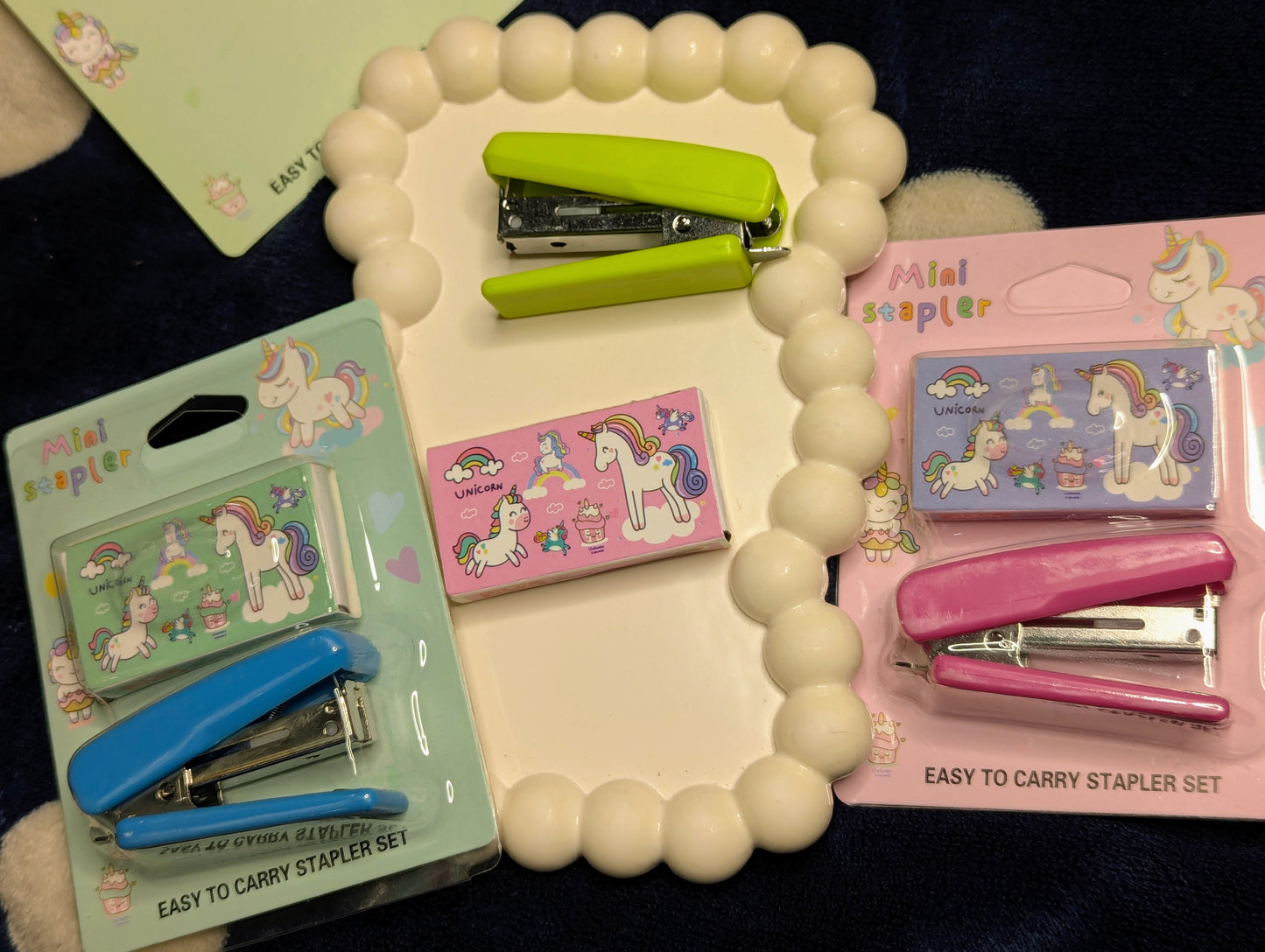 Kawaii Portable Mini Stapler set