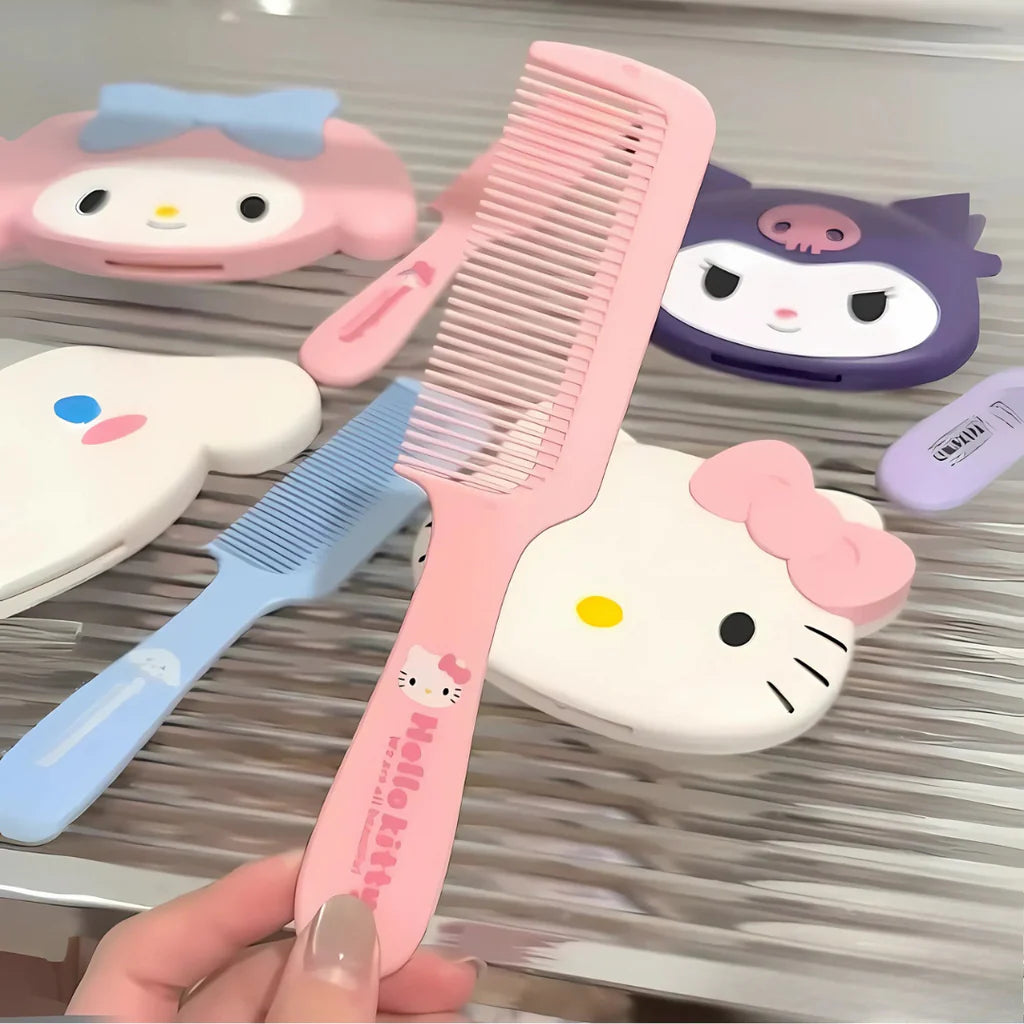 Sanrio Mirror with Comb (1 Pc)
