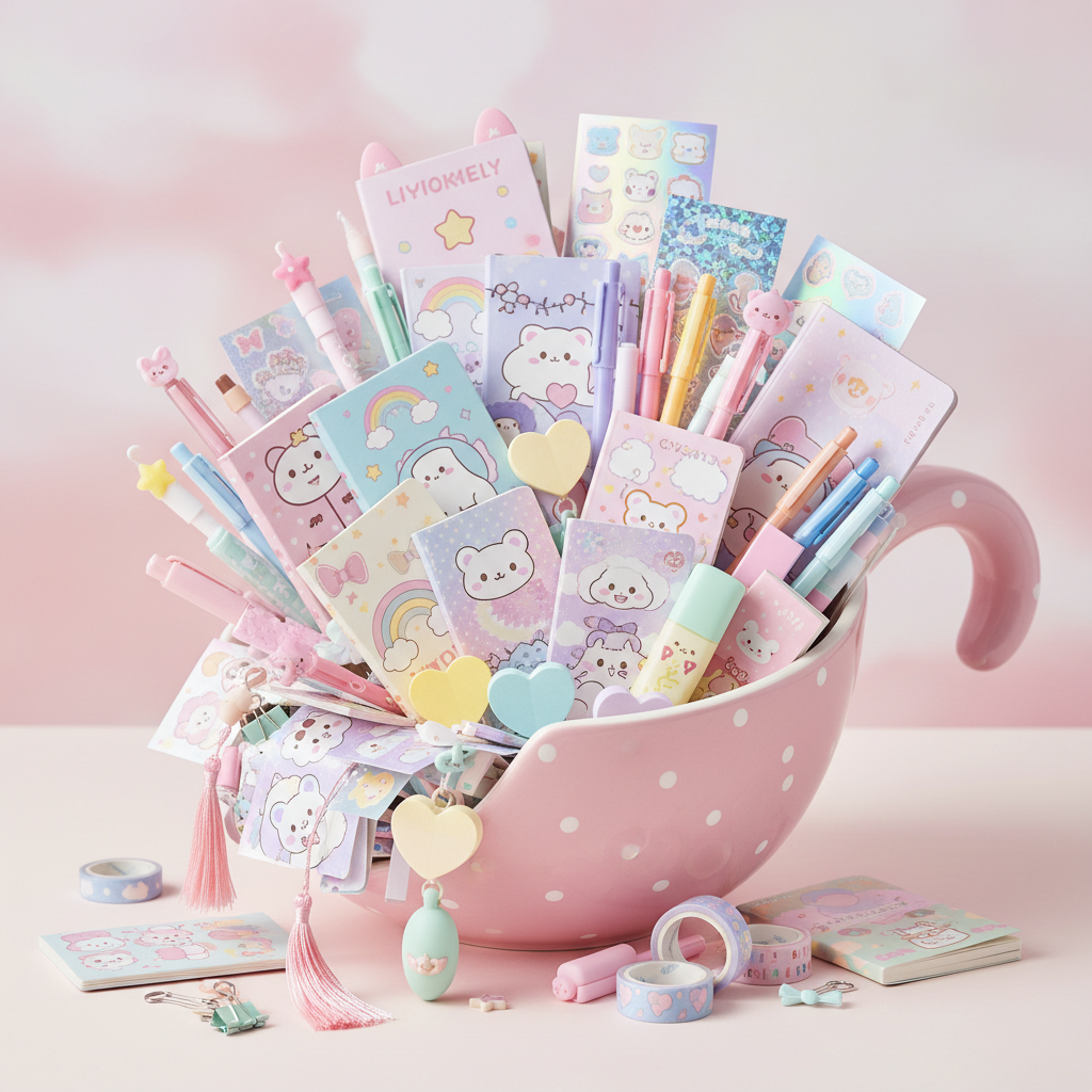 Kawaii Stationery Scoop ✏️🌸