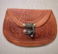 Vintage Leather Coin Pouch