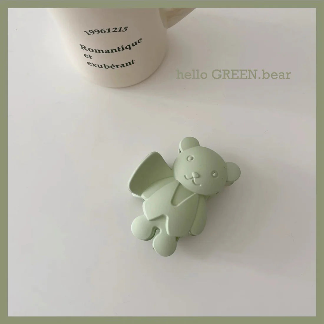 Teddy Bear Shaped Matt Claw (1 PC)