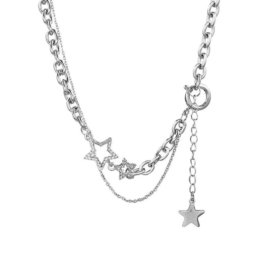 Double Layer Star Necklace