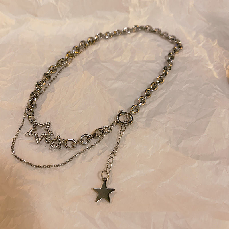 Double Layer Star Necklace