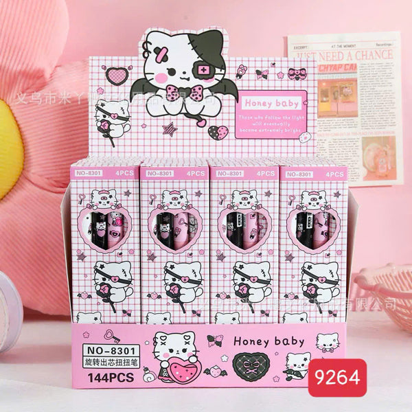 Kawaii Pens Set of 4 Box
