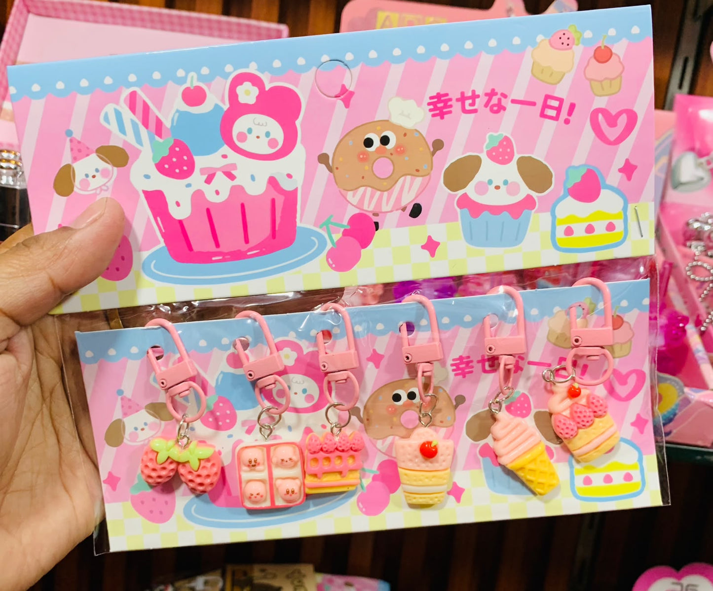 Key Charms Assorted Designs(Pack of 6)