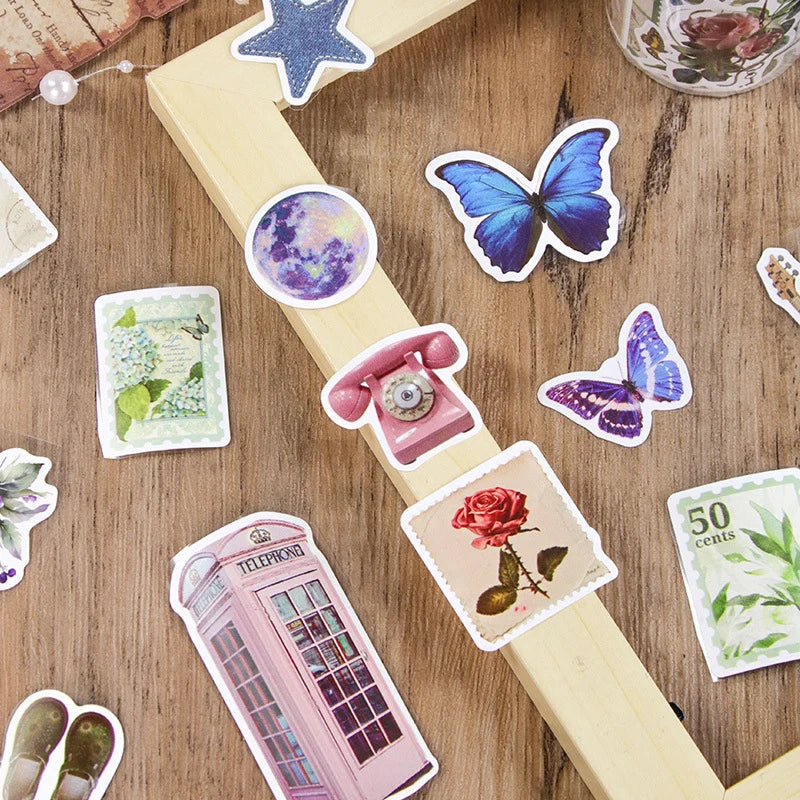 Art/Retro Series Sticker Tape Roll
