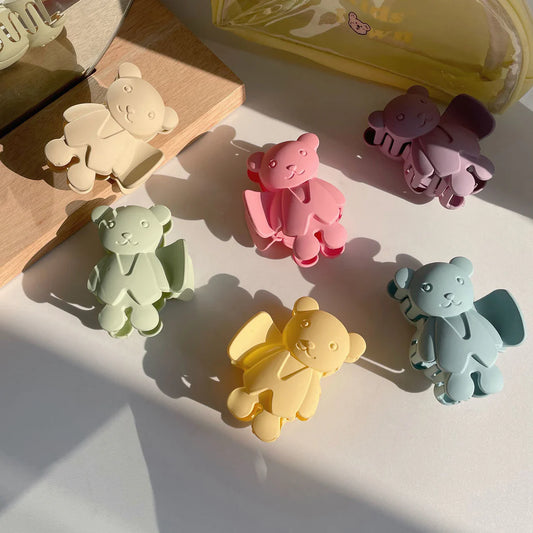 Teddy Bear Shaped Matt Claw (1 PC)