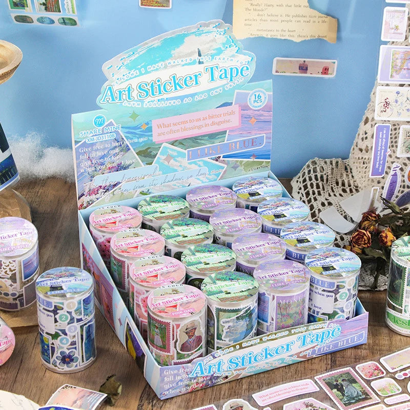 Art/Retro Series Sticker Tape Roll
