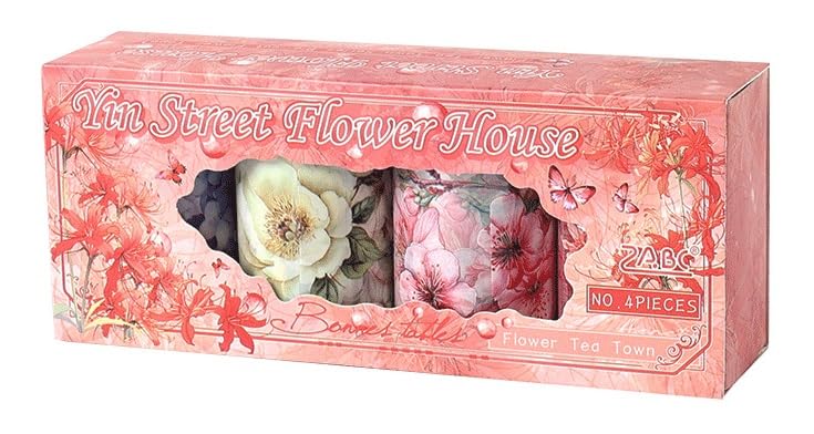 Yin Street Flower House Sticker Rolls