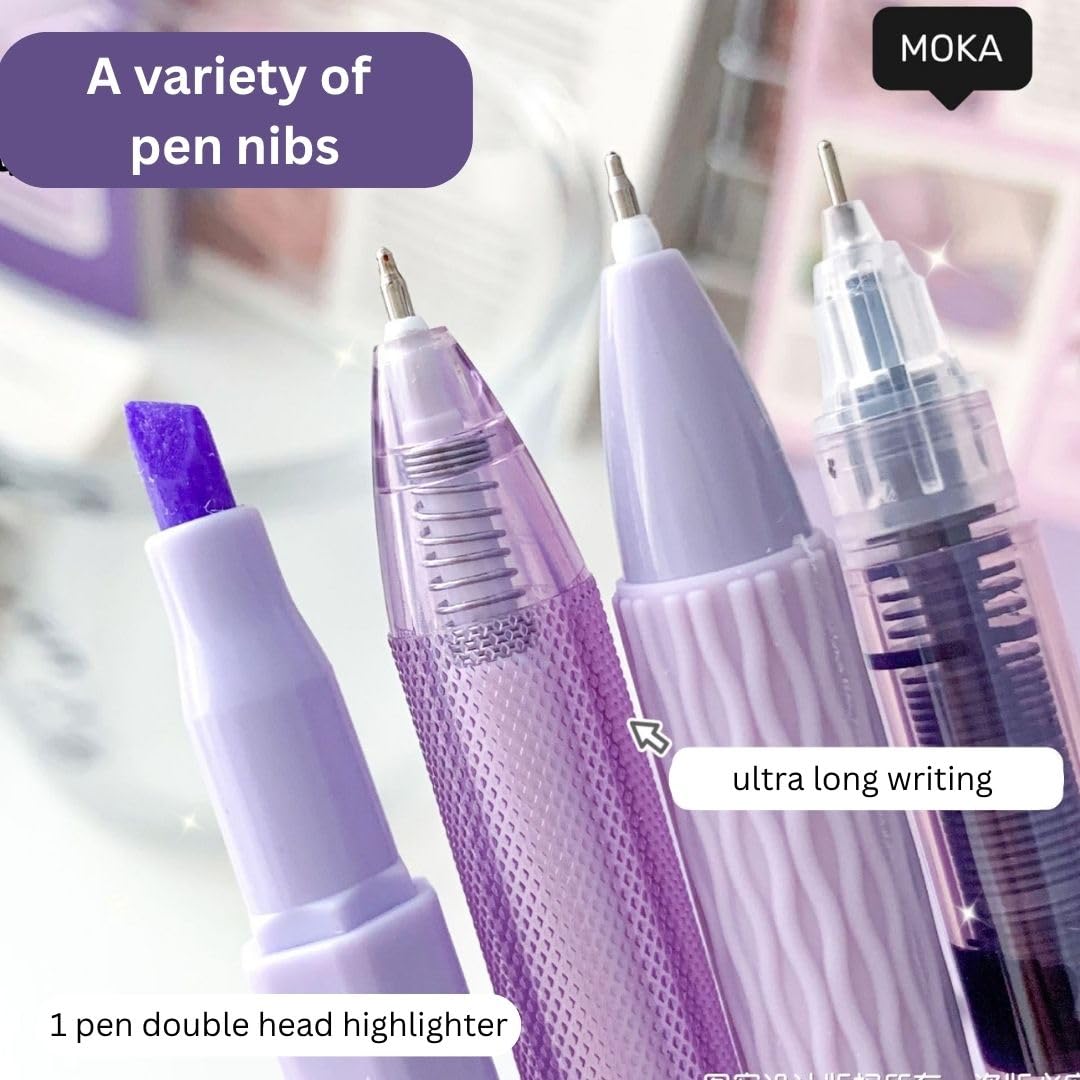 Grape Jelly Gel Pen Set of 7