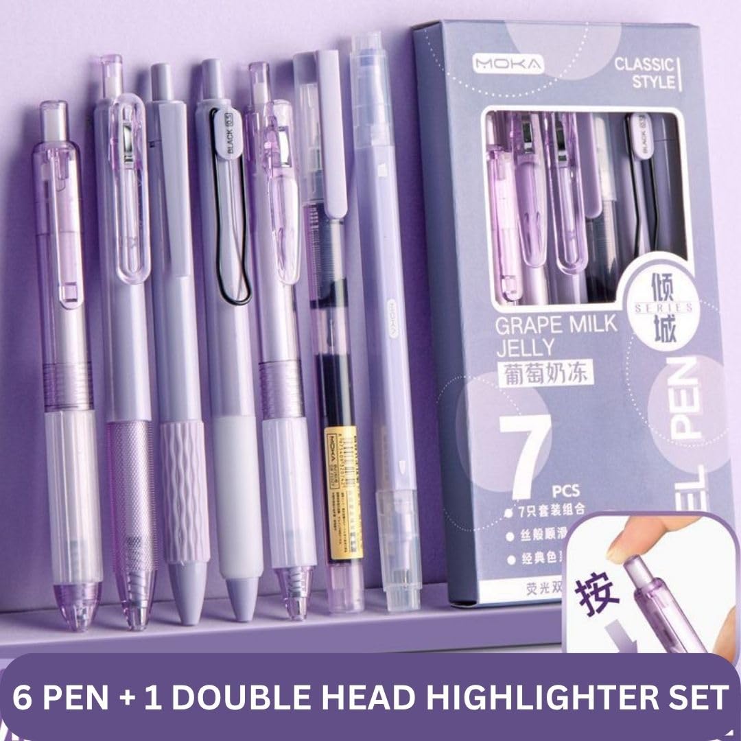 Grape Jelly Gel Pen Set of 7