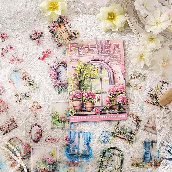 Vintage Sticker 20 Sheets Set