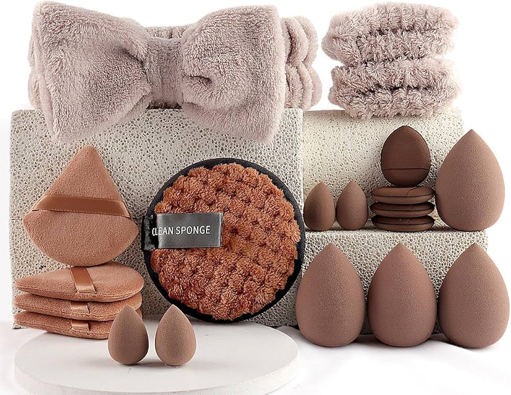 Korean Makeup Sponge Puff Blender Kit (20 Pcs)