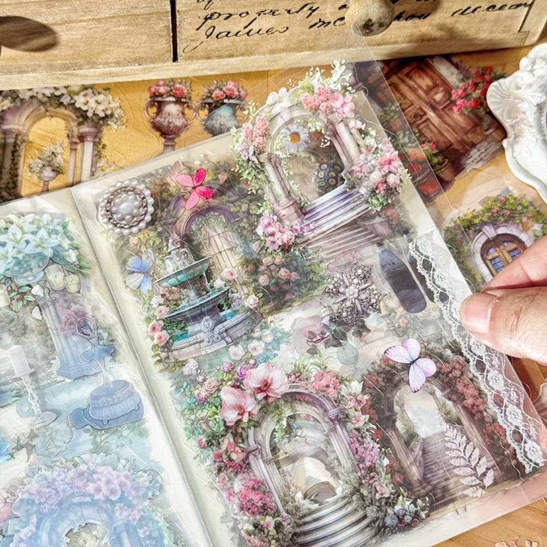 Vintage Sticker 20 Sheets Set