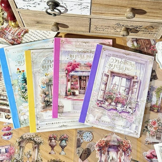 Vintage Sticker 20 Sheets Set