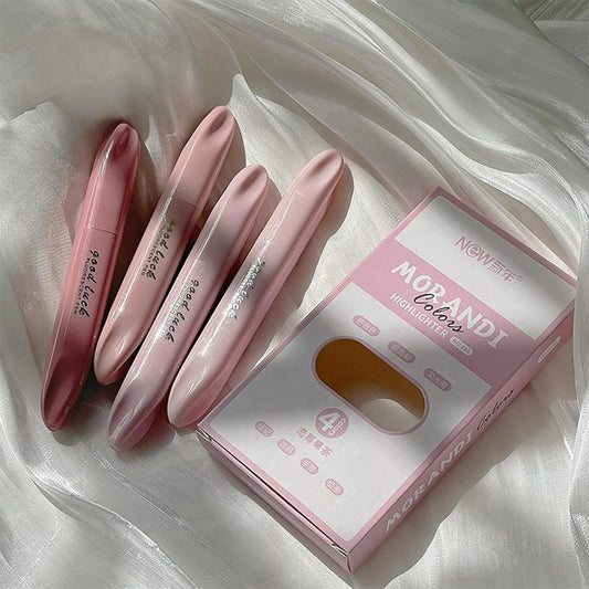 4 Pcs Morandi Colours Highlighter Pen Set