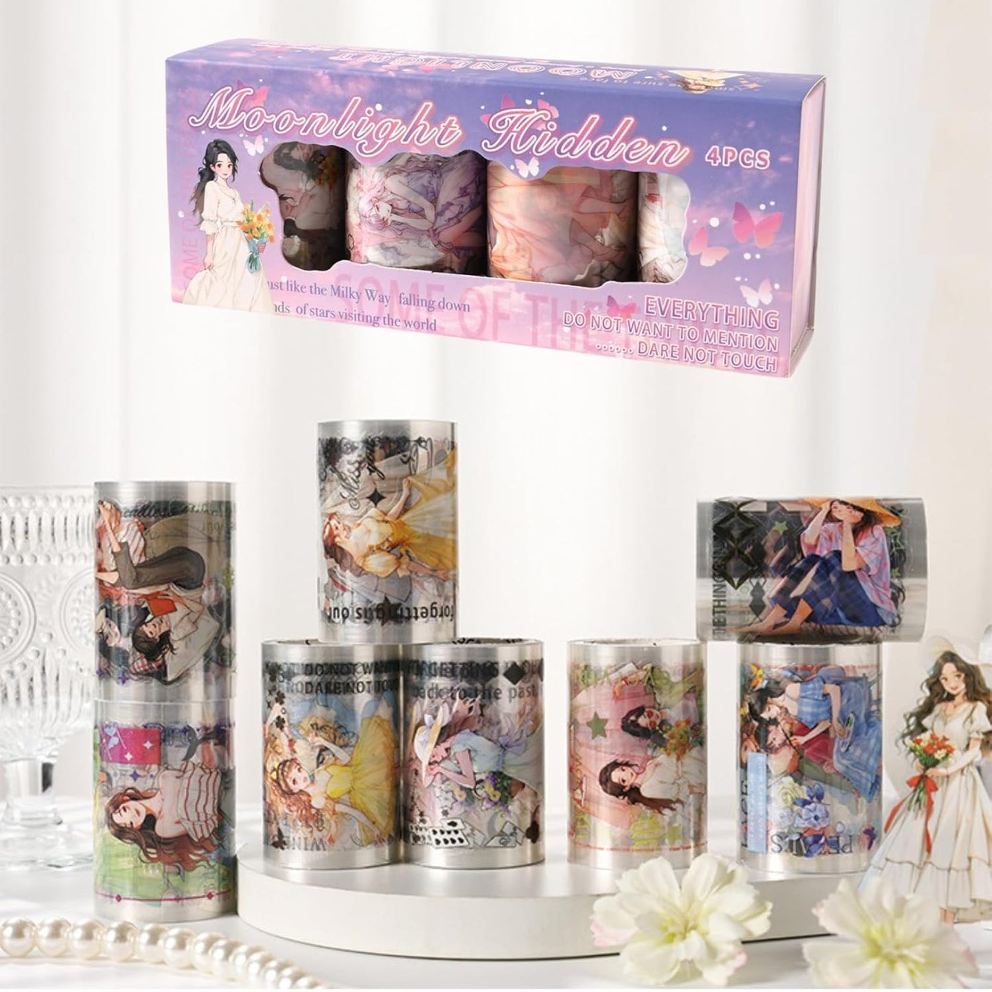 Moonlight Hidden Princess Sticker Roll