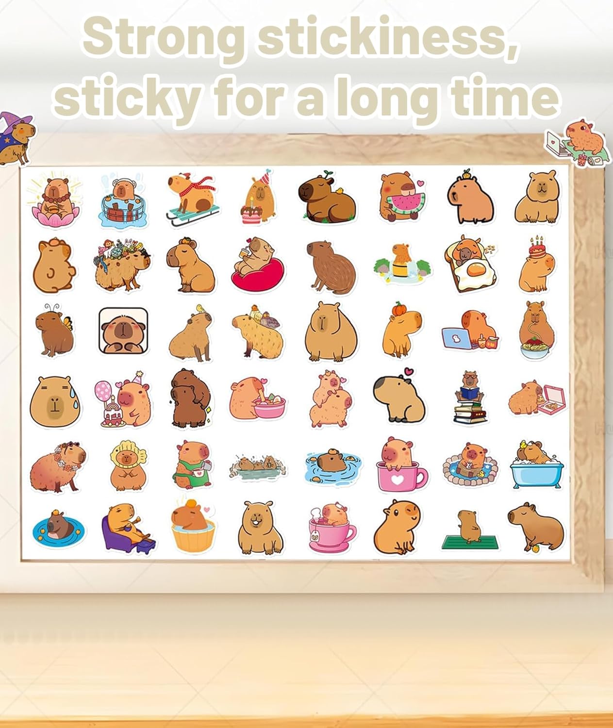 Capybara Stickers Set (50 Pcs)