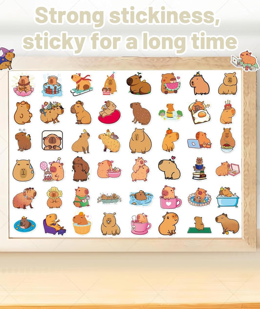 Capybara Stickers Set (50 Pcs)