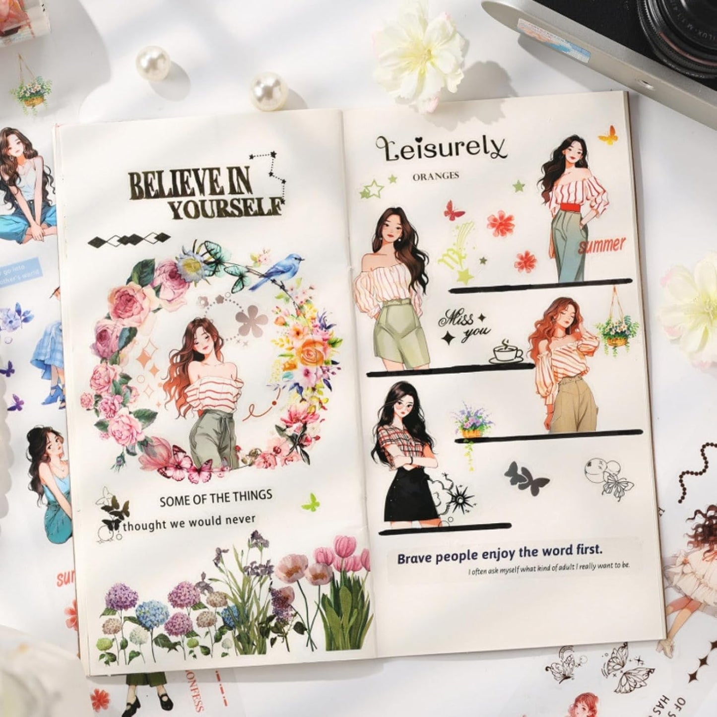 Moonlight Hidden Princess Sticker Roll