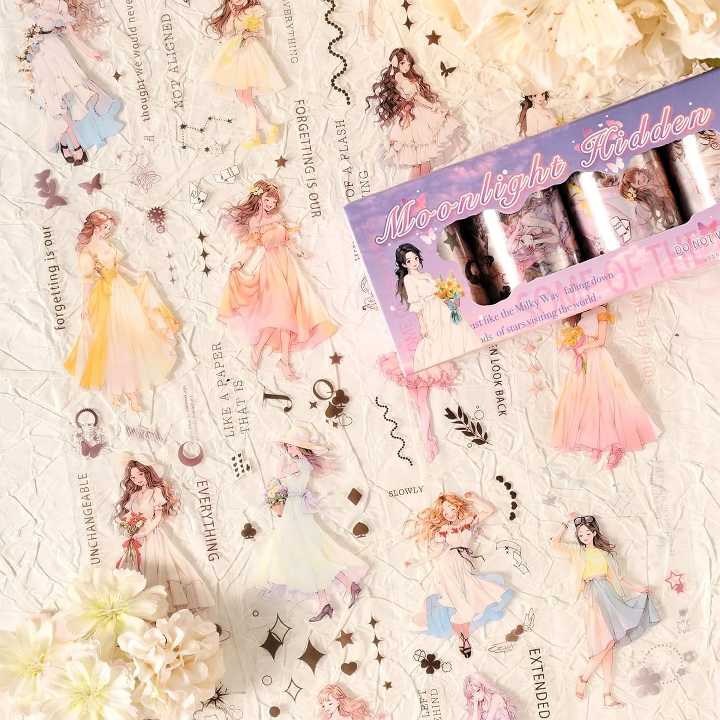 Moonlight Hidden Princess Sticker Roll