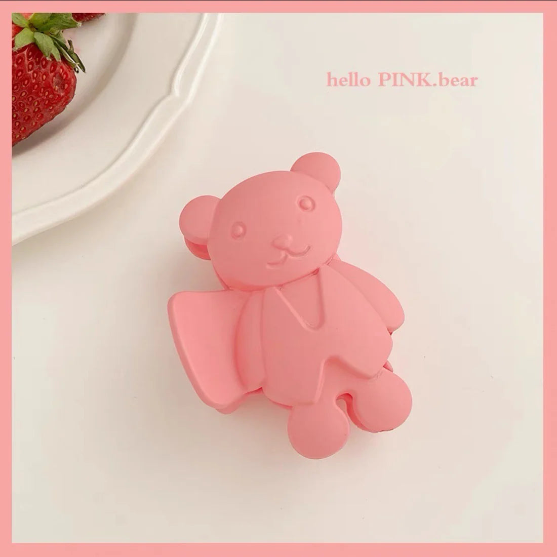 Teddy Bear Shaped Matt Claw (1 PC)