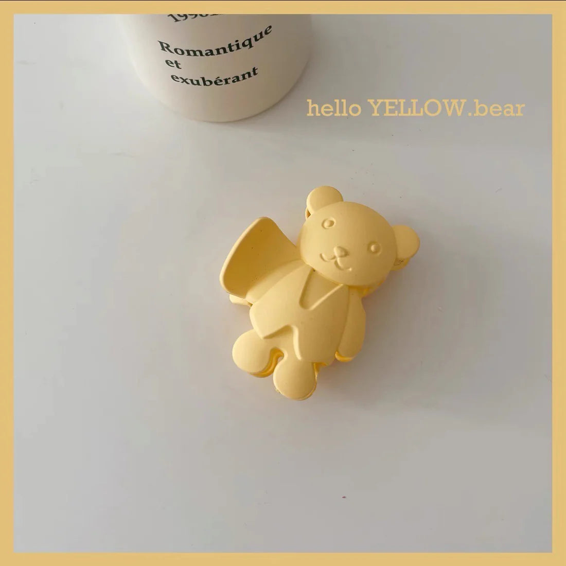 Teddy Bear Shaped Matt Claw (1 PC)