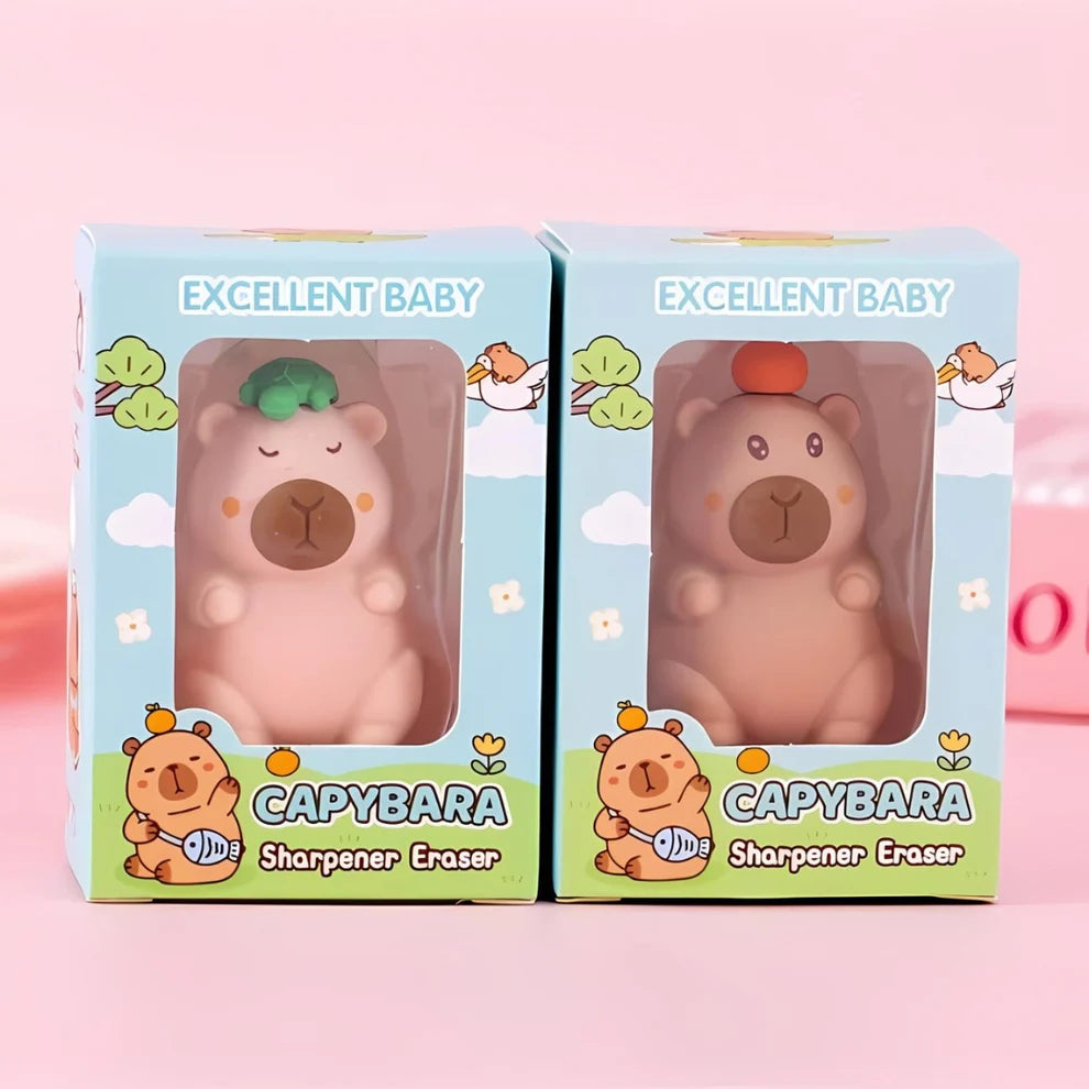Capybara Sharpener and Eraser