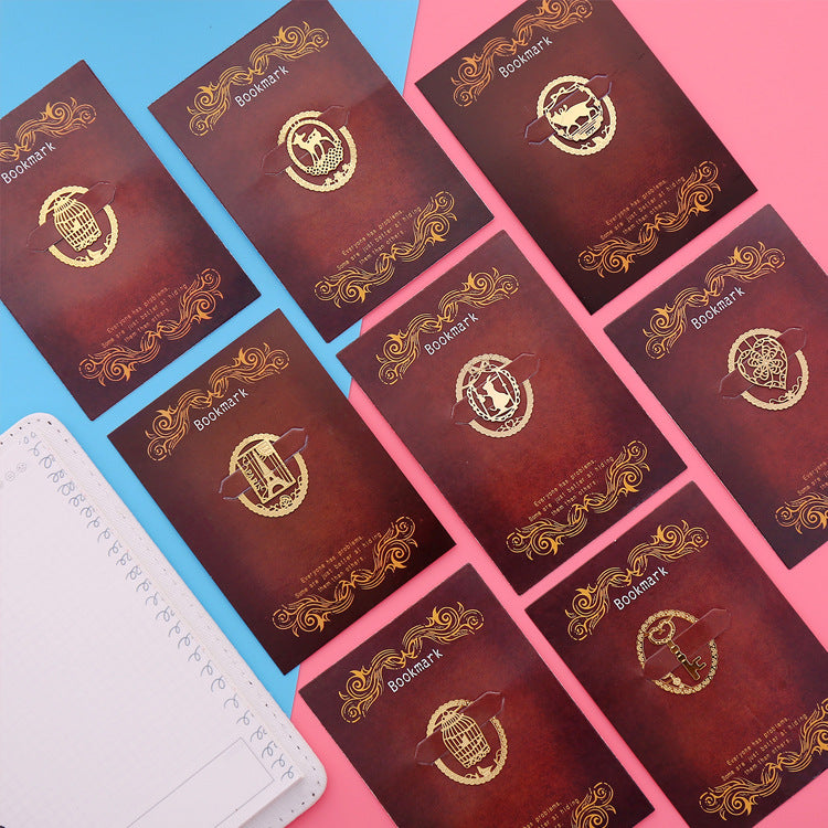 Metal hollow bookmark