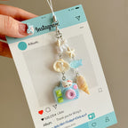 Camera Sea Shell Phone/Bag Charm