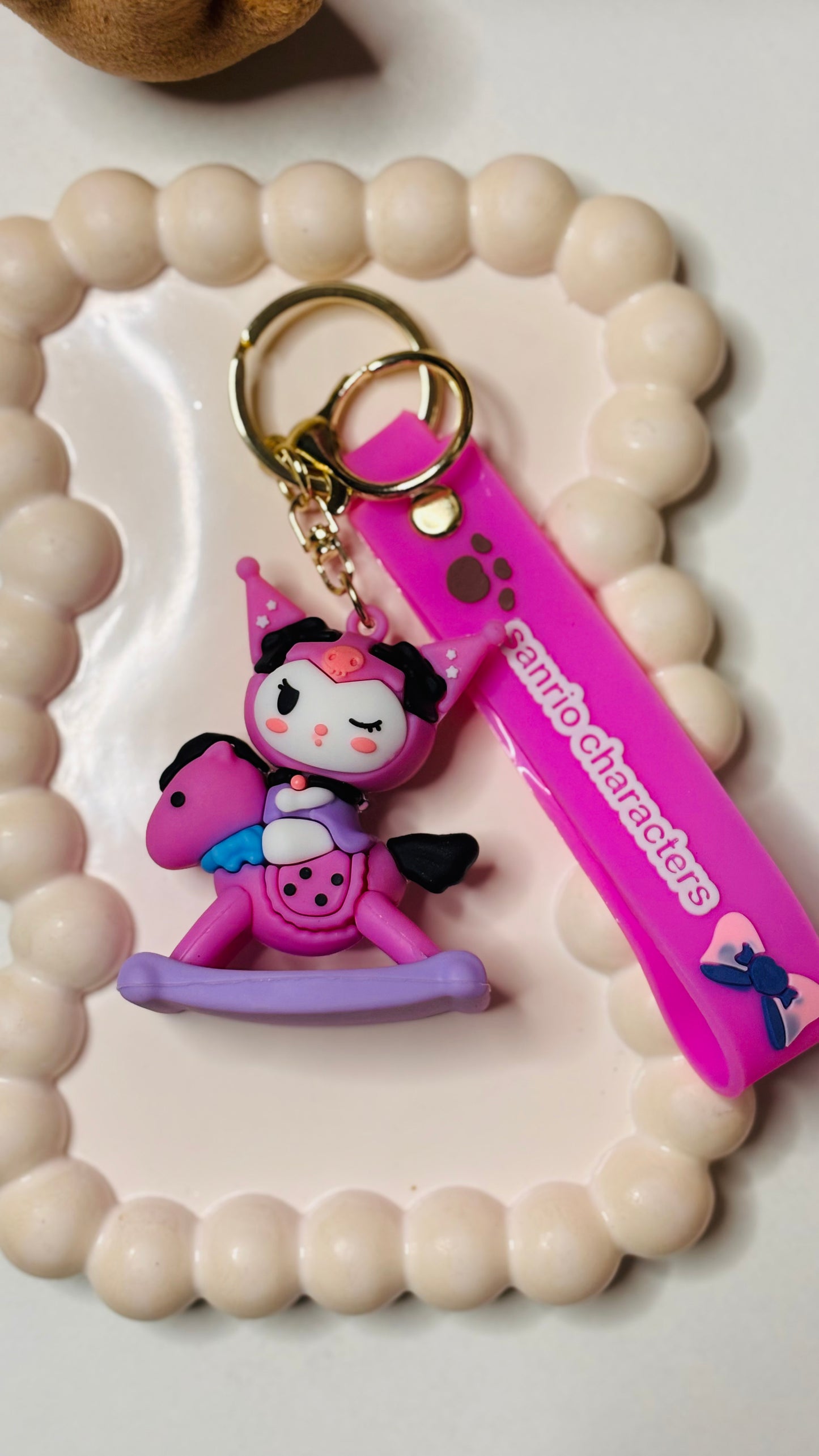 Sanrio PVC Keychain with Strap (1 pc)