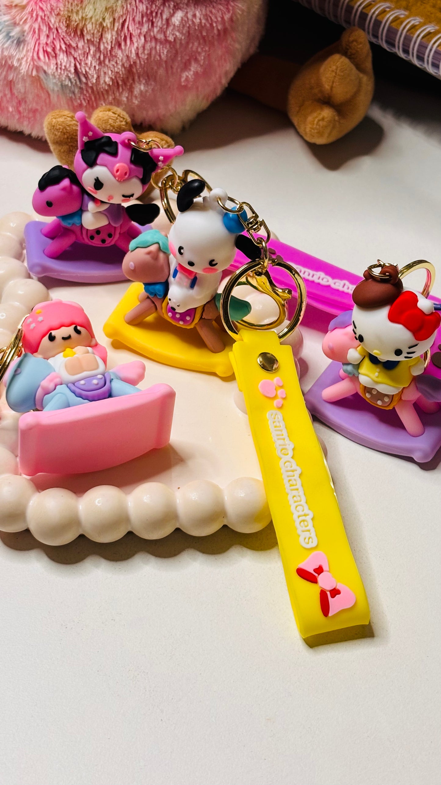 Sanrio PVC Keychain with Strap (1 pc)