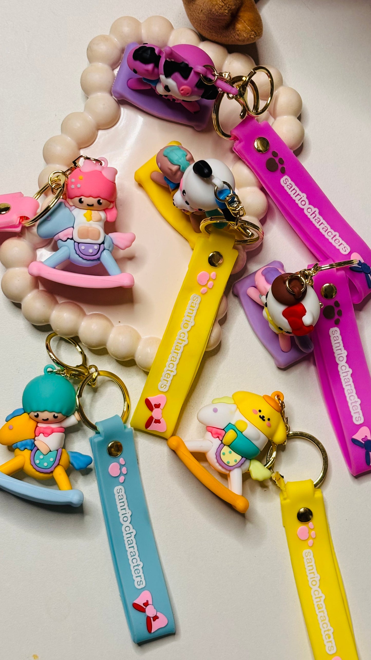 Sanrio PVC Keychain with Strap (1 pc)