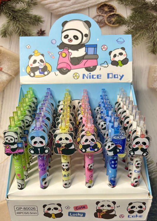 Panda Themed Fancy Gel Pen (1 Pc)