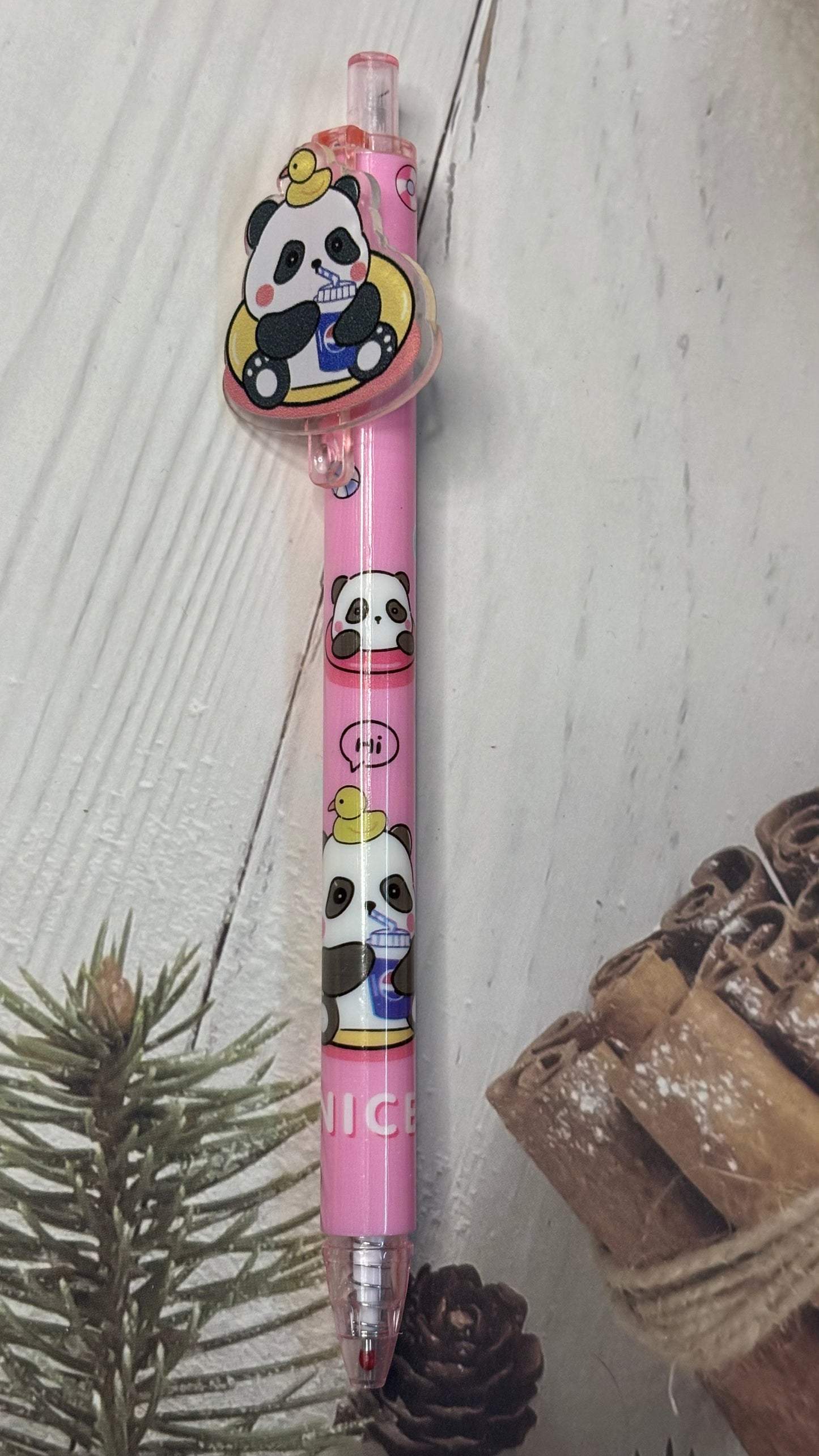 Panda Themed Fancy Gel Pen (1 Pc)