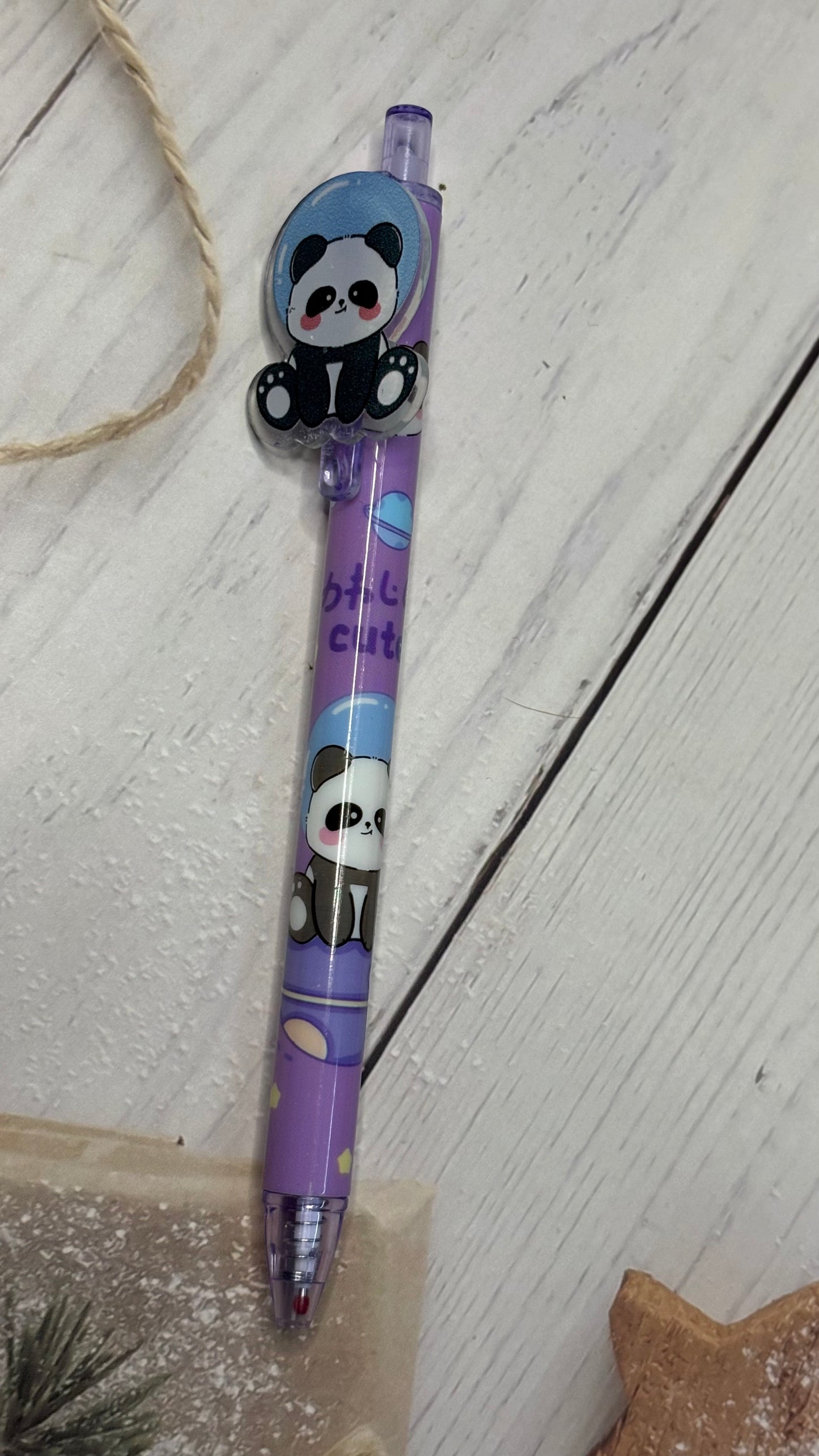 Panda Themed Fancy Gel Pen (1 Pc)