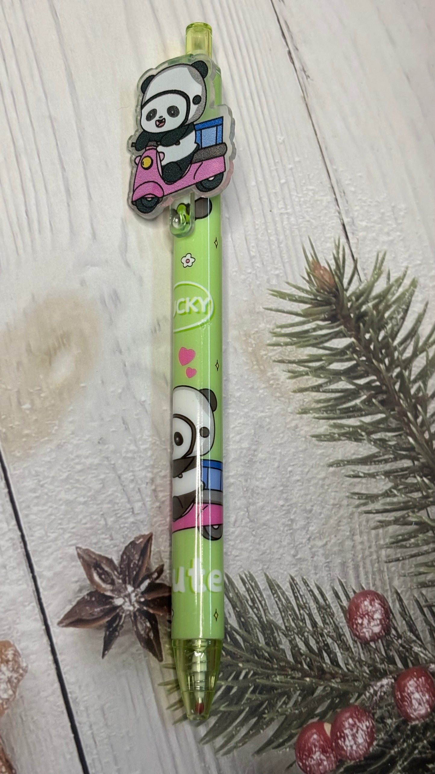 Panda Themed Fancy Gel Pen (1 Pc)