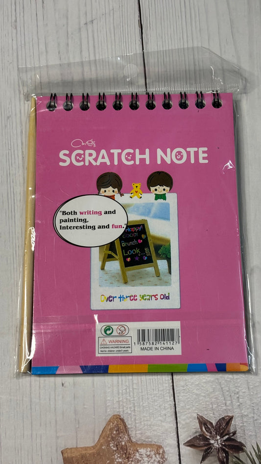 Colored A6 Scratch Paper Note Book (1 Pc)