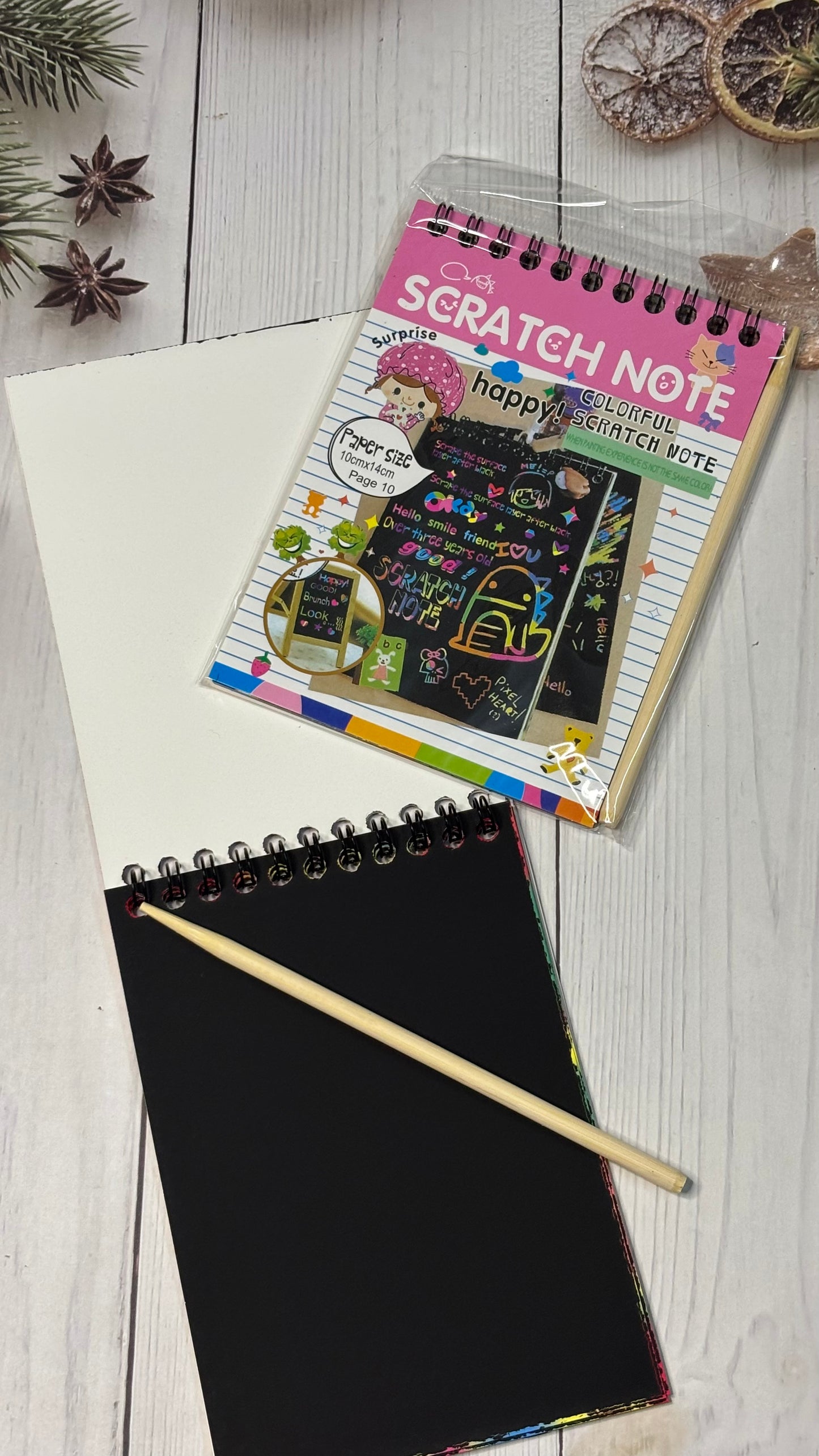 Colored A6 Scratch Paper Note Book (1 Pc)