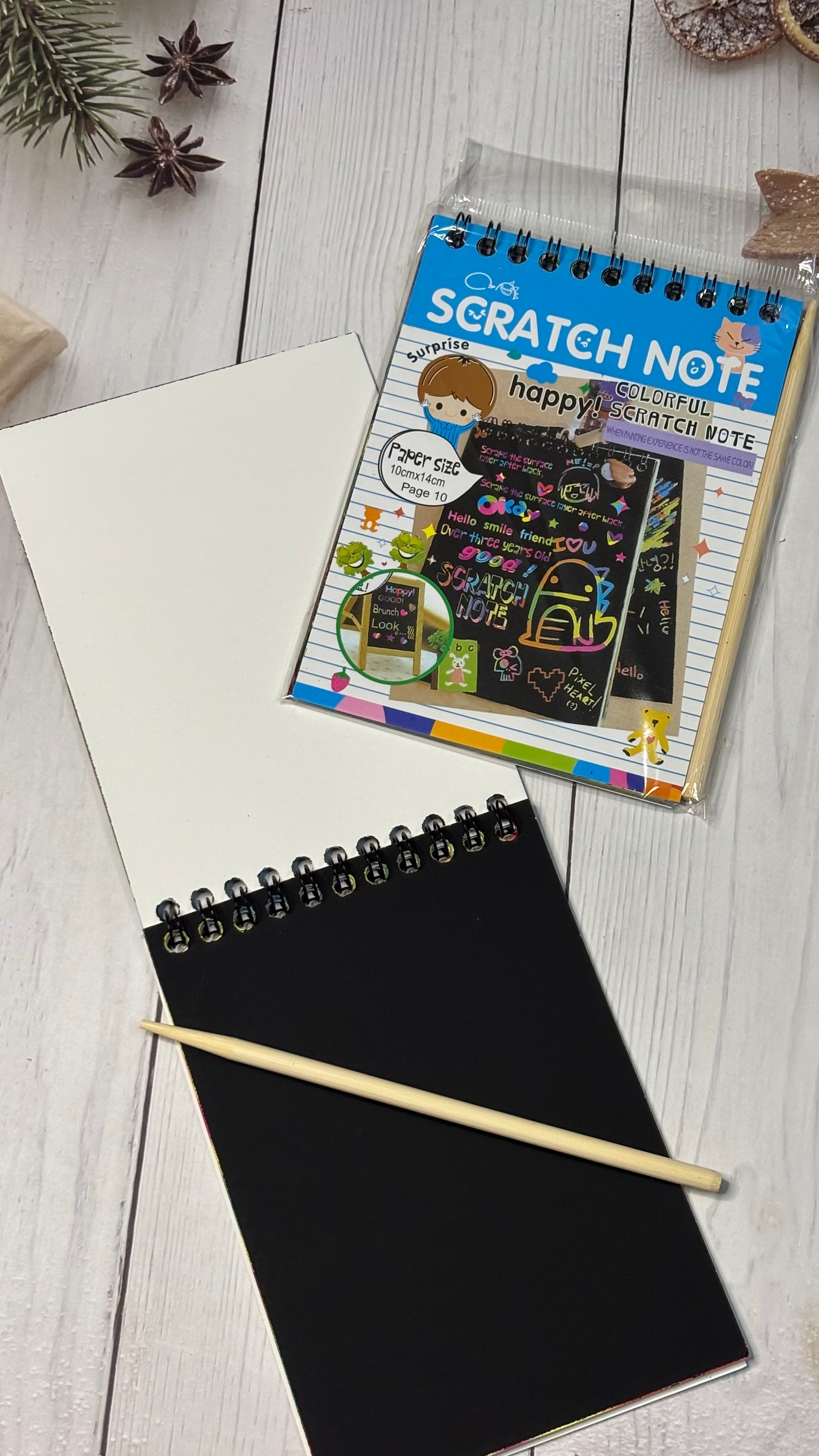 Colored A6 Scratch Paper Note Book (1 Pc)