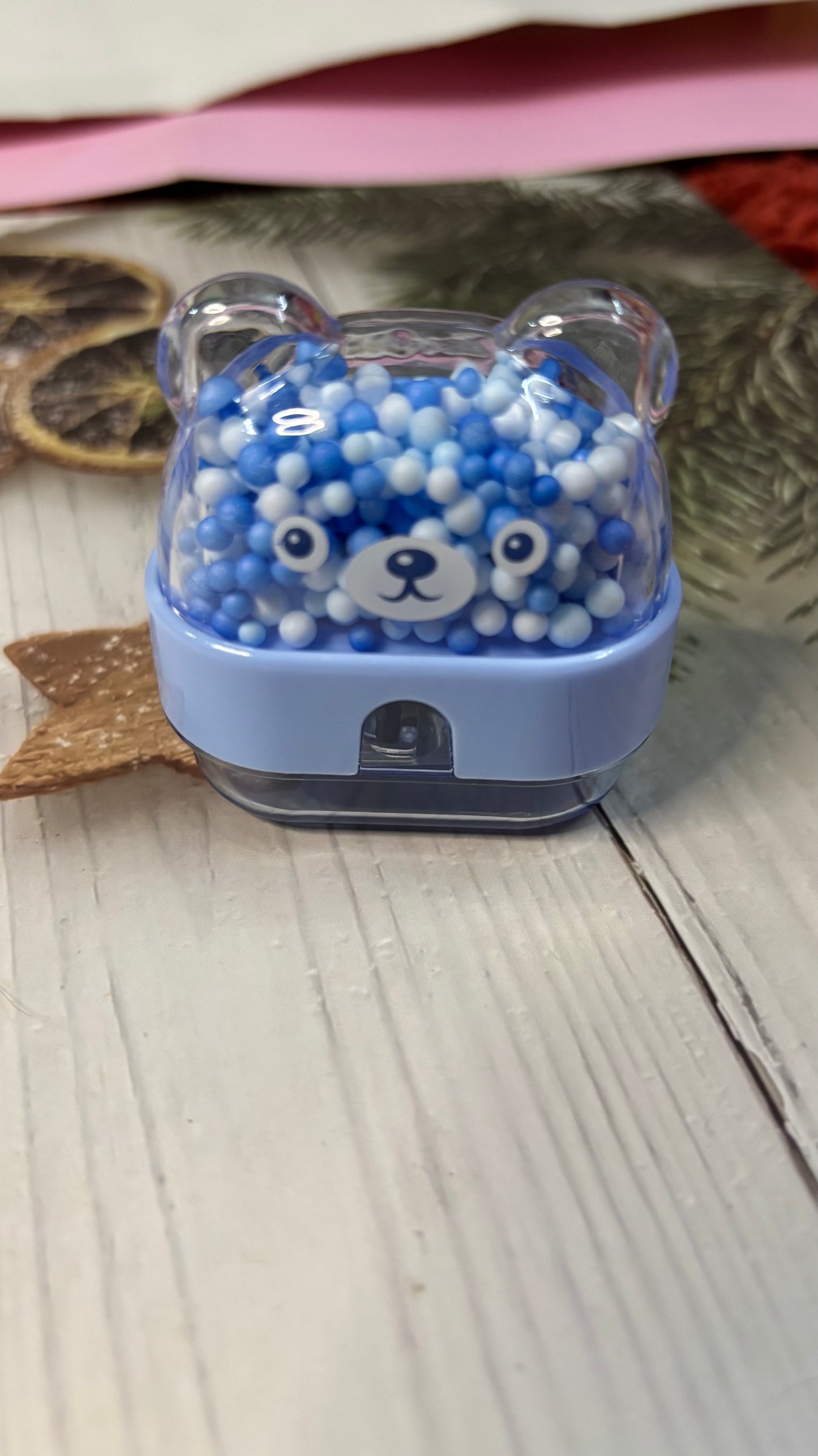 Bunny shaped Styroballs-filled Sharpener (1 Pc)