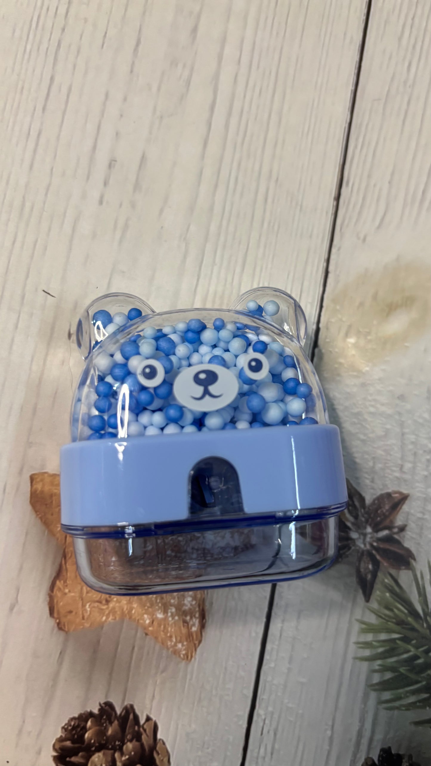 Bunny shaped Styroballs-filled Sharpener (1 Pc)