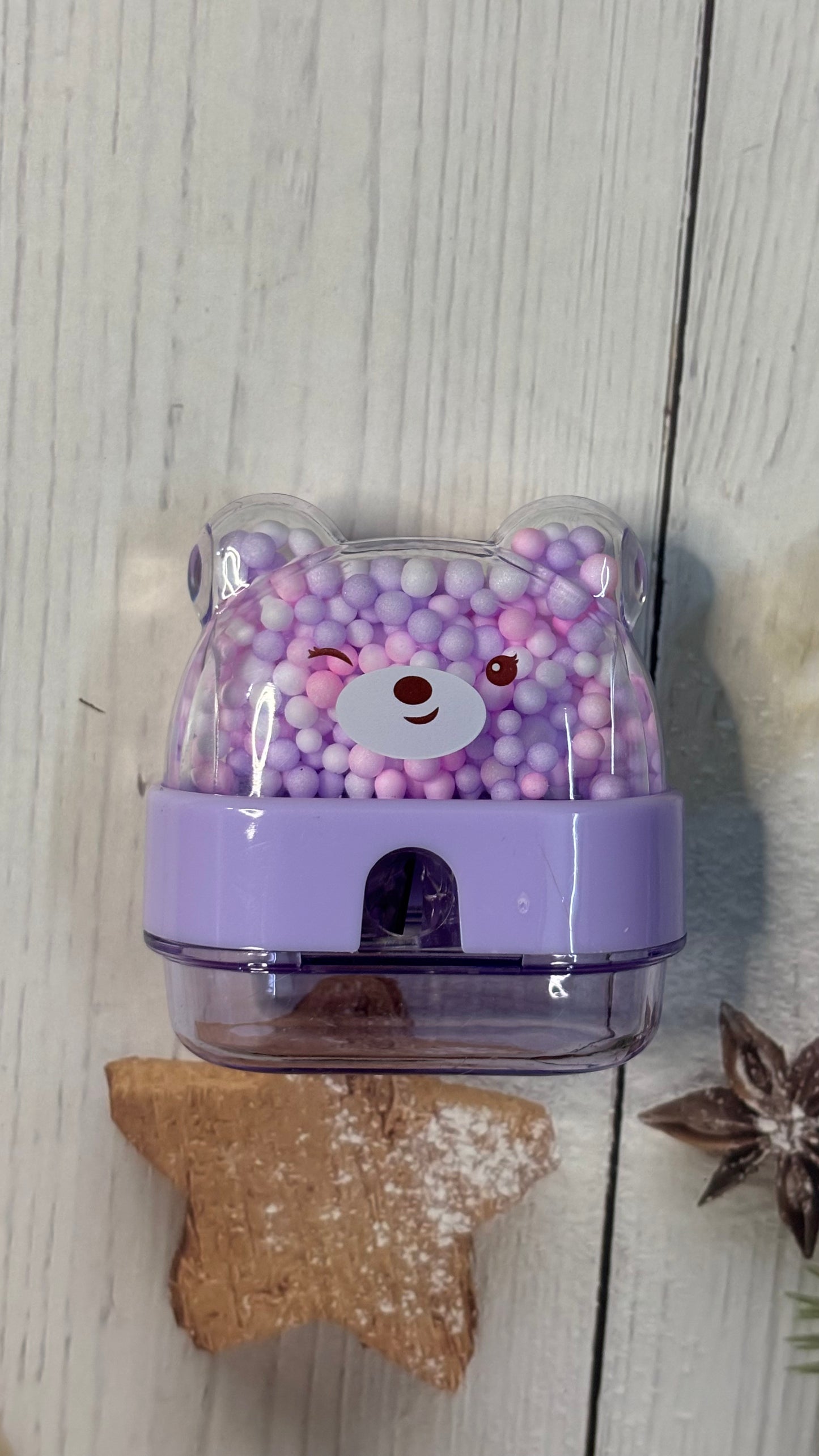 Bunny shaped Styroballs-filled Sharpener (1 Pc)
